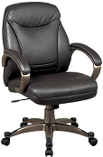 Faux Leather Conference Chair