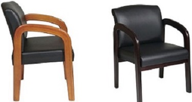 Faux Leather Guest Chair