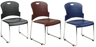 Sled Base Stacking Chair