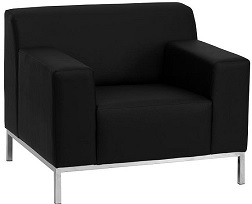 Black Leather Club Chair