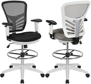 Deluxe Mesh Drafting Stool