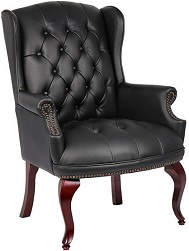 Queen Anne Wing Back Arm Chair