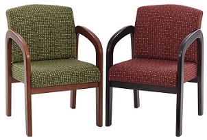 Solid Hardwood Office Arm Chairs